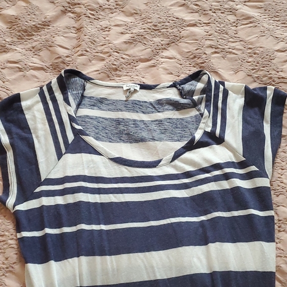 Splendid navy and white striped maxi dress - Picture 4 of 12